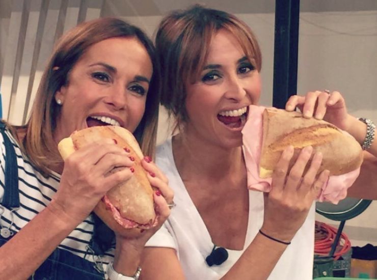 Benedetta Parodi con la sorella Cristina