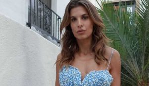 Elisabetta Canalis in uno scatto pubblicato sui social