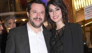 Matteo Salvini ed Elisa Isoardi negli anni della loro relazione