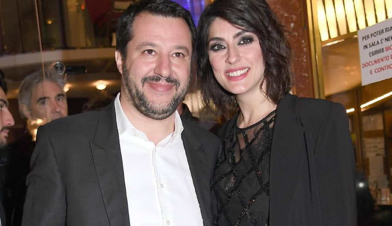 Matteo Salvini ed Elisa Isoardi negli anni della loro relazione